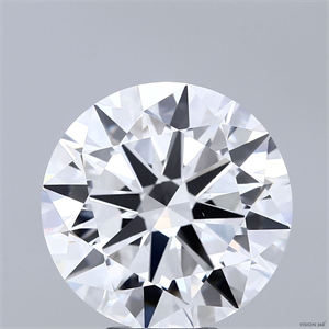 Picture of Lab Grown Diamond 8.02 Carats, Round with Excellent Cut, E Color, VVS2 Clarity and Certified by IGI
