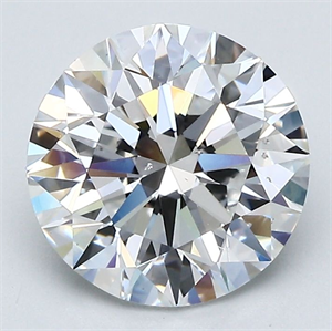 Foto Diamante Natural 2.81 quilates, Redondo , Color D, claridad SI1 y certificado GIA de