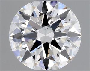 Picture of Natural Diamond 0.50 Carats, Round with Excellent Cut, E Color, SI1 Clarity and Certified by GIA