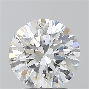 Foto Diamante Natural 2.06 quilates, Redondo , Color E, claridad IF y certificado GIA de