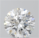 Natural Diamond 2.06 Carats, Round with Excellent Cut, E Color, IF Clarity and Certified by GIA