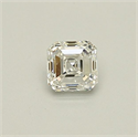 Diamante Natural 0.40 quilates, Asscher , Color H, claridad VVS2 y certificado GIA