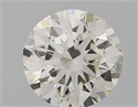 Natural Diamond 0.50 Carats, Round with Excellent Cut, H Color, IF Clarity and Certified by IGI