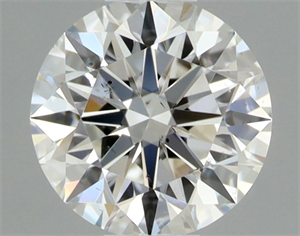 Picture of Natural Diamond 0.43 Carats, Round with Excellent Cut, G Color, SI1 Clarity and Certified by GIA