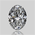 Natural Diamond 0.70 Carats, Oval with  Cut, F Color, IF Clarity and Certified by GIA