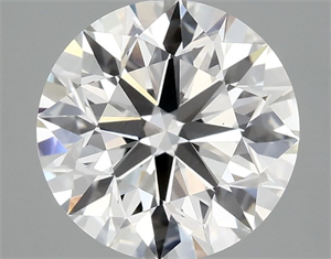 Picture of Lab Grown Diamond 3.01 Carats, Round with Excellent Cut, E Color, VS2 Clarity and Certified by IGI