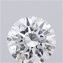 Lab Grown Diamond 1.22 Carats, Round with Excellent Cut, D Color, VVS2 Clarity and Certified by IGI
