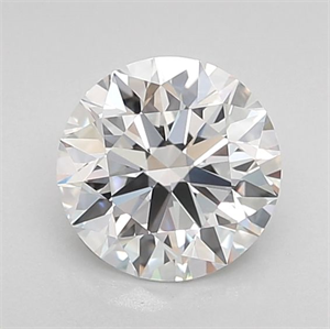 Picture of Lab Grown Diamond 1.03 Carats, Round with Ideal Cut, D Color, VVS1 Clarity and Certified by IGI