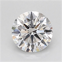 Lab Grown Diamond 1.00 Carats, Round with Ideal Cut, D Color, VVS2 Clarity and Certified by IGI