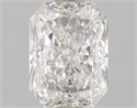 Natural Diamond 0.91 Carats, Radiant with  Cut, F Color, I1 Clarity and Certified by GIA