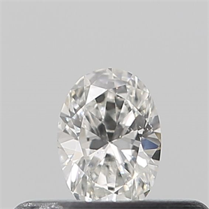 Picture of Natural Diamond 0.18 Carats, Oval with  Cut, F Color, SI1 Clarity and Certified by IGI