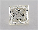 Natural Diamond 1.02 Carats, Princess with  Cut, K Color, VVS1 Clarity and Certified by GIA