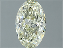 Natural Diamond 0.82 Carats, Oval with  Cut, K Color, VVS1 Clarity and Certified by IGI