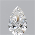 Diamante Natural 0.71 quilates, De pera , Color F, claridad VS2 y certificado GIA