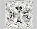 Natural Diamond 1.45 Carats, Princess with  Cut, E Color, VS1 Clarity and Certified by GIA