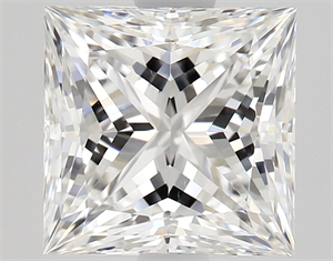 Picture of Natural Diamond 1.45 Carats, Princess with  Cut, E Color, VS1 Clarity and Certified by GIA