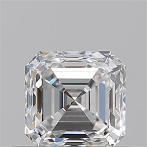 Picture of Natural Diamond 0.50 Carats, Asscher with  Cut, E Color, VS2 Clarity and Certified by GIA