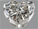 Natural Diamond 1.00 Carats, Heart with  Cut, G Color, SI2 Clarity and Certified by HRD