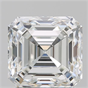 Natural Diamond 2.02 Carats, Asscher with  Cut, H Color, VS2 Clarity and Certified by GIA