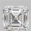 Natural Diamond 2.02 Carats, Asscher with  Cut, H Color, VS2 Clarity and Certified by GIA