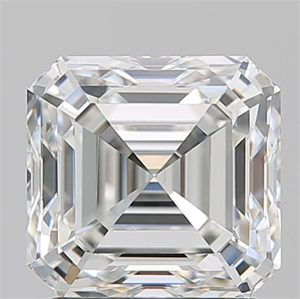 Picture of Natural Diamond 2.02 Carats, Asscher with  Cut, H Color, VS2 Clarity and Certified by GIA