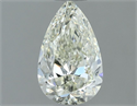 Natural Diamond 0.81 Carats, Pear with  Cut, J Color, SI1 Clarity and Certified by IGI