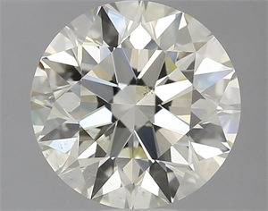 Picture of Natural Diamond 1.30 Carats, Round with Excellent Cut, N Color, SI1 Clarity and Certified by GIA