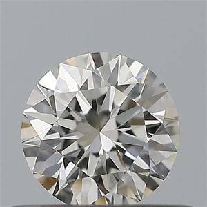 Picture of Natural Diamond 0.41 Carats, Round with Excellent Cut, H Color, VVS2 Clarity and Certified by IGI