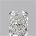 Natural Diamond 0.50 Carats, Radiant with  Cut, G Color, SI1 Clarity and Certified by GIA