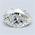 Natural Diamond 2.51 Carats, Oval with  Cut, I Color, VS2 Clarity and Certified by GIA