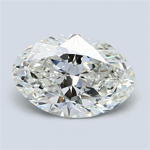 Picture of Natural Diamond 2.51 Carats, Oval with  Cut, I Color, VS2 Clarity and Certified by GIA