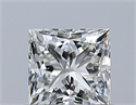 Diamante Natural 0.50 quilates, Princesa , Color J, claridad VVS2 y certificado GIA