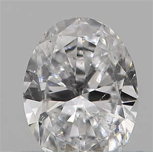 Picture of Natural Diamond 0.18 Carats, Oval with  Cut, D Color, SI1 Clarity and Certified by IGI