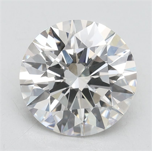 Picture of Lab Grown Diamond 2.51 Carats, Round with Excellent Cut, F Color, VS1 Clarity and Certified by IGI