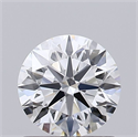 Lab Grown Diamond 0.89 Carats, Round with Excellent Cut, D Color, VS1 Clarity and Certified by IGI