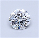 Natural Diamond 0.81 Carats, Round with Excellent Cut, D Color, SI2 Clarity and Certified by GIA