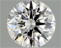 Diamante Natural 0.43 quilates, Redondo , Color F, claridad VVS1 y certificado GIA