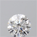 Natural Diamond 0.40 Carats, Round with Excellent Cut, D Color, SI1 Clarity and Certified by GIA