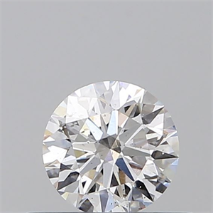 Picture of Natural Diamond 0.40 Carats, Round with Excellent Cut, D Color, SI1 Clarity and Certified by GIA