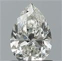 Diamante Natural 0.71 quilates, De pera , Color G, claridad VVS2 y certificado IGI