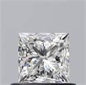 Diamante Natural 0.62 quilates, Princesa , Color G, claridad VVS1 y certificado GIA