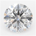 Lab Grown Diamond 3.39 Carats, Round with Ideal Cut, D Color, VVS1 Clarity and Certified by IGI