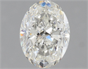 Natural Diamond 1.20 Carats, Oval with  Cut, F Color, VS2 Clarity and Certified by IGI
