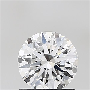 Picture of Lab Grown Diamond 1.04 Carats, Round with Ideal Cut, D Color, VVS2 Clarity and Certified by IGI