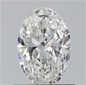 Diamante Natural 0.70 quilates, Ovalado , Color F, claridad VVS1 y certificado GIA