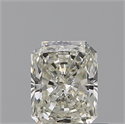 Diamante Natural 0.52 quilates, Radiante , Color K, claridad SI1 y certificado GIA