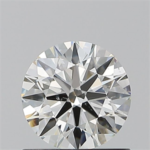 Picture of Natural Diamond 0.80 Carats, Round with Excellent Cut, I Color, SI1 Clarity and Certified by GIA