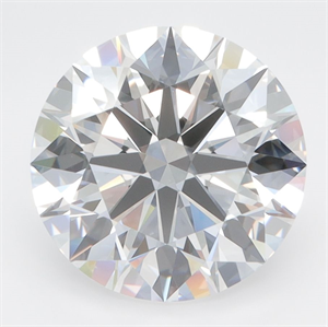 Picture of Lab Grown Diamond 4.38 Carats, Round with Excellent Cut, D Color, VVS1 Clarity and Certified by GIA