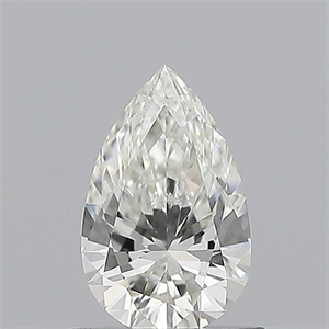 Picture of Natural Diamond 0.62 Carats, Pear with  Cut, H Color, VVS2 Clarity and Certified by GIA