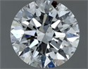 Natural Diamond 0.70 Carats, Round with Excellent Cut, D Color, SI1 Clarity and Certified by GIA